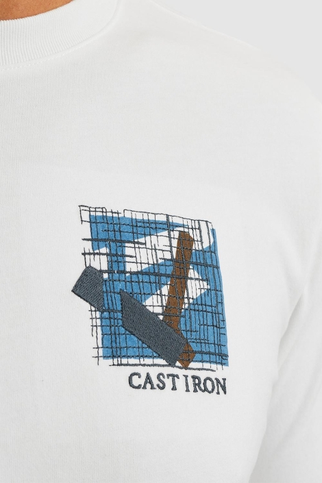 Cast Iron short sleeve r-neck regular fit je